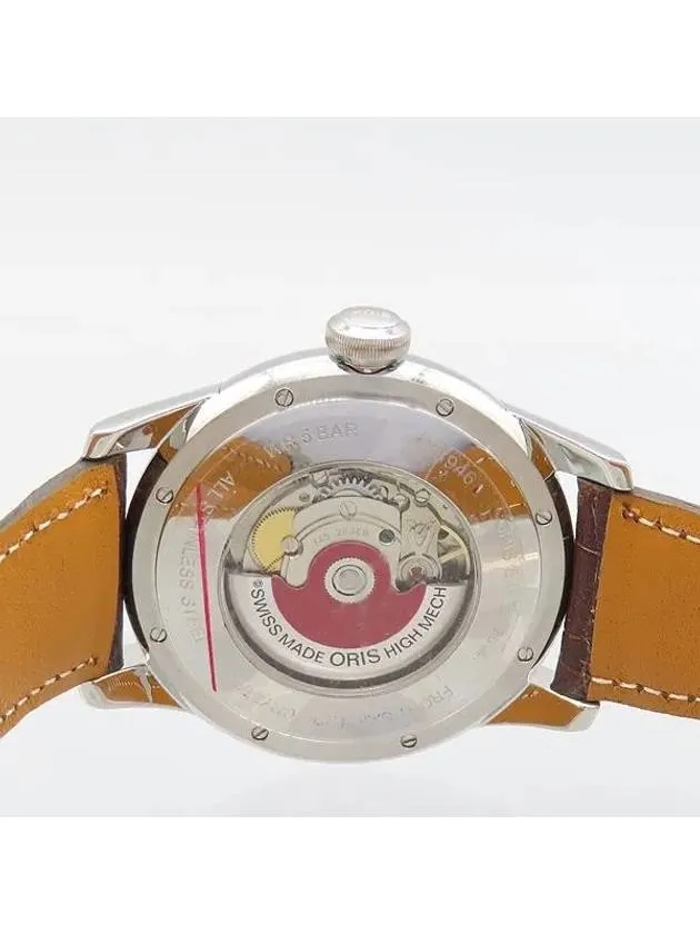 01 745 7666 4051 White Dial ARTELIER Small Second Leather Band 44MM Automatic Men s Watch
