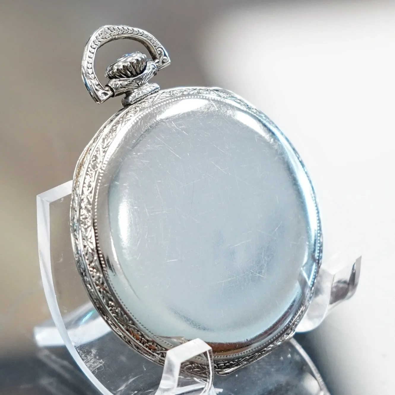 1925 ILLINOIS A. Lincoln Dress Pocket Watch 12s Openface 19 Jewels Grade 527 ADJ