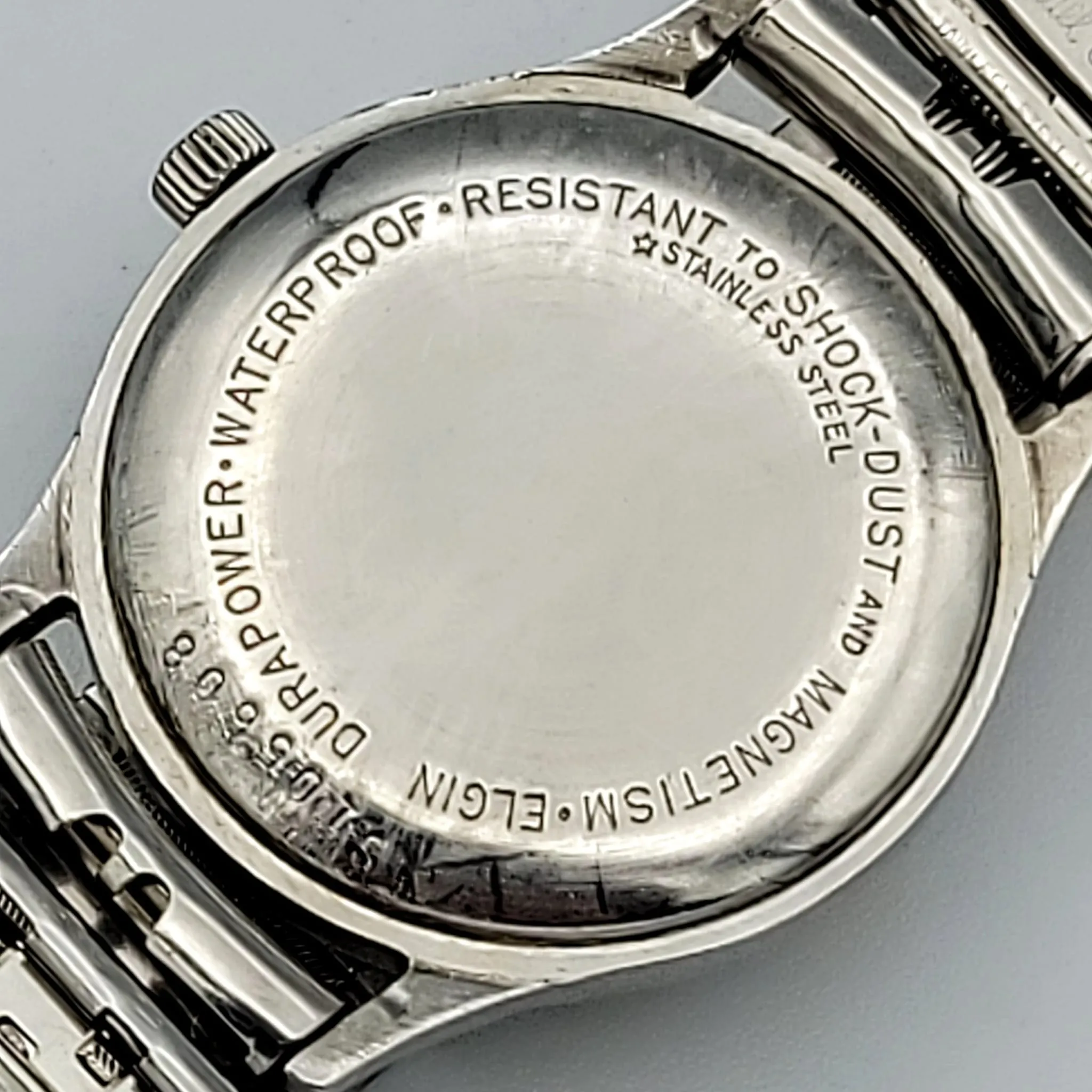 1950's ELGIN Pie Pan Dial 19 Jewels U.S.A.