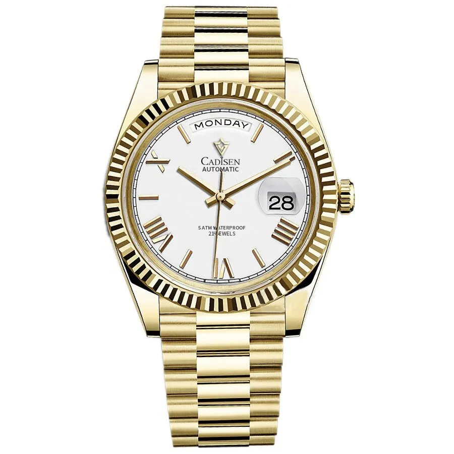 2022 New Tourbillon CADISEN DESIGN Men&#39;s Watches Mechanical Watch For Men Automatic Watch Men Top Brand Luxury Wrist Watch Mens
