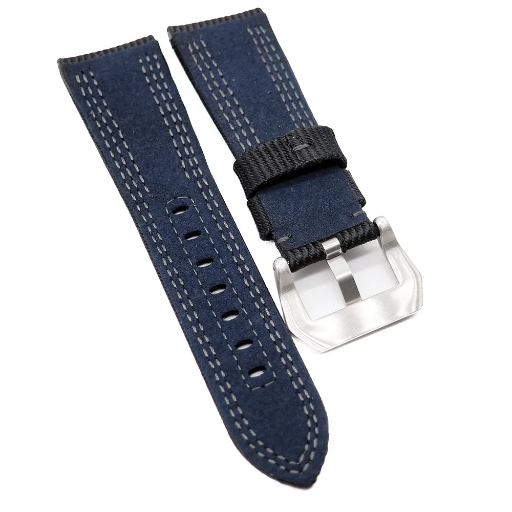 26mm Black Nylon Watch Strap For Panerai