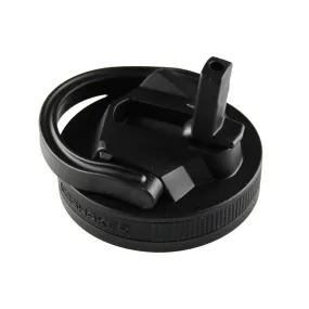 26oz Sport Lid & Internal Straw - Black Lid with Black Band