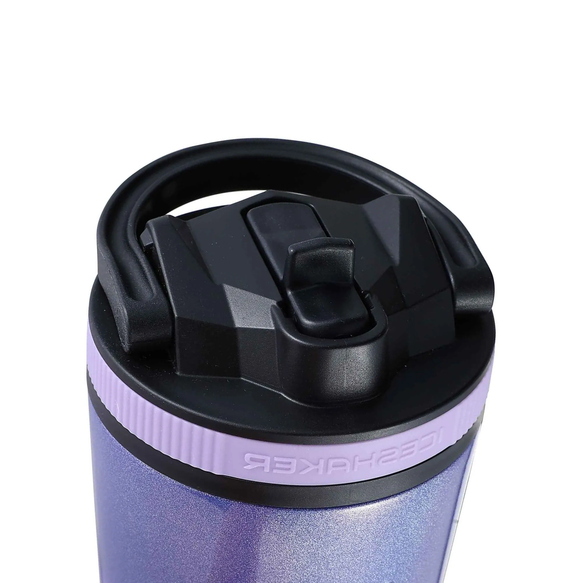 26oz Sport Lid & Internal Straw - Black Lid with Lilac Dreaming Band