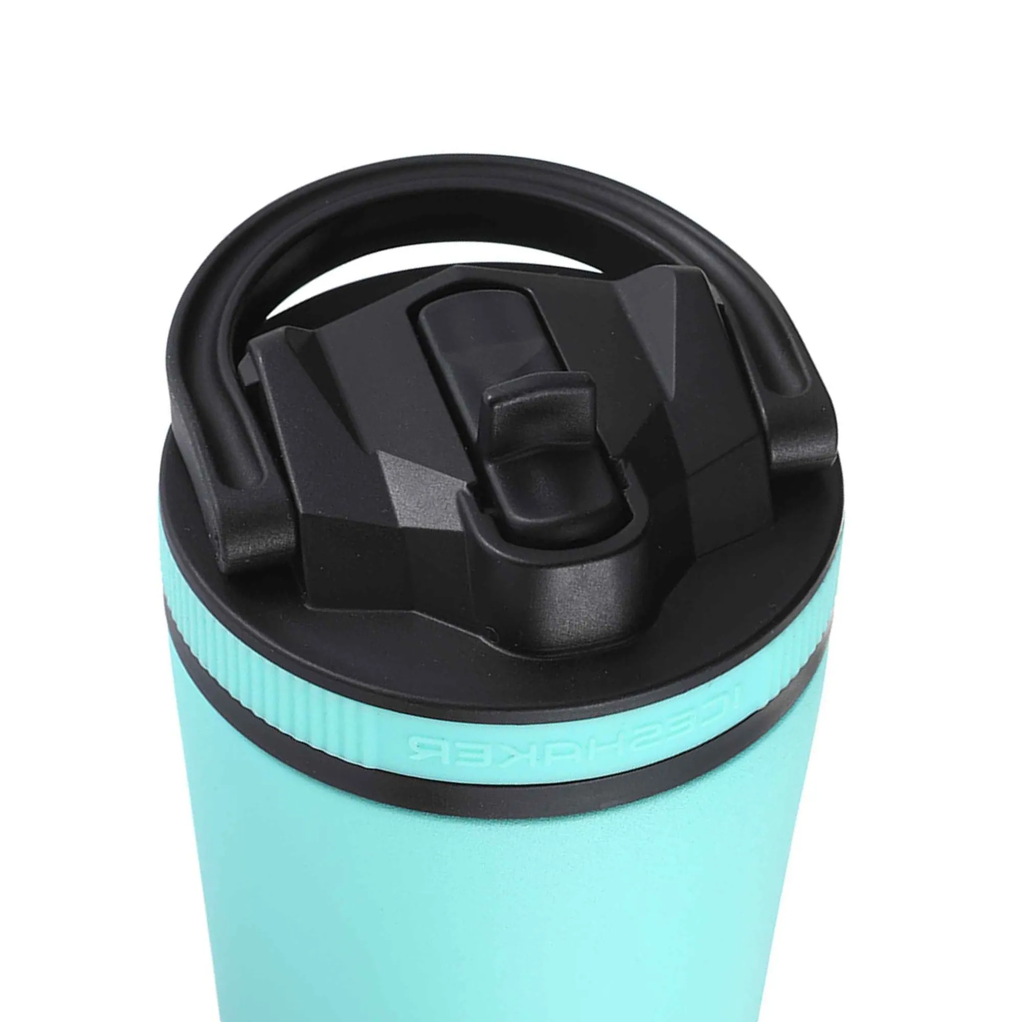 26oz Sport Lid & Internal Straw - Black Lid with Mint Band