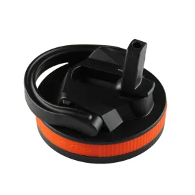 26oz Sport Lid & Internal Straw - Black Lid with Orange Band
