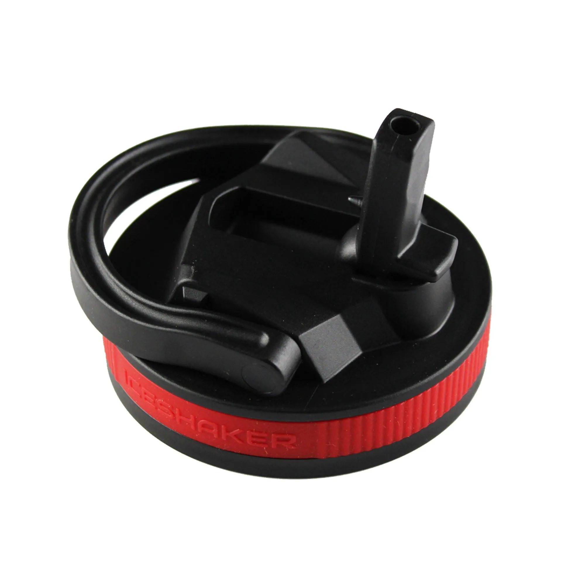 26oz Sport Lid & Internal Straw - Black Lid with Red Band