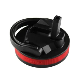 26oz Sport Lid & Internal Straw - Black Lid with Red Band
