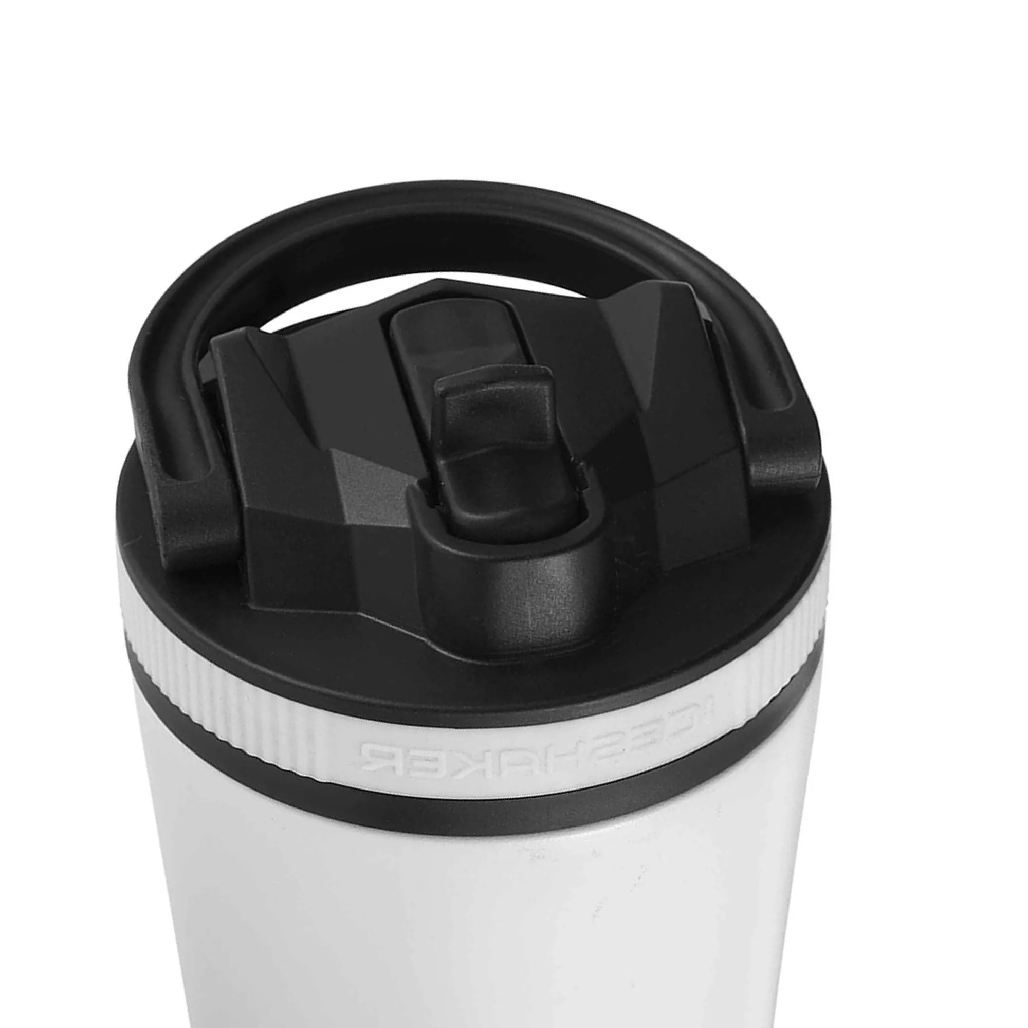 26oz Sport Lid & Internal Straw - Black Lid with White Band
