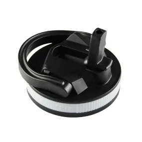 26oz Sport Lid & Internal Straw - Black Lid with White Band