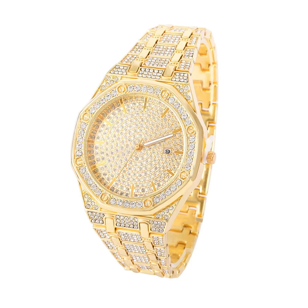 3 Color Hip Hop Men Iced Out Watches