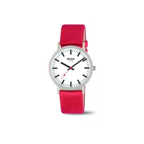 3651-03 - Unisex Titanium Red Dress Watch