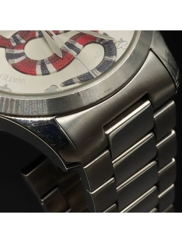 38MM Steel Silver Combi G Timeless Kingsnake Men s Watch