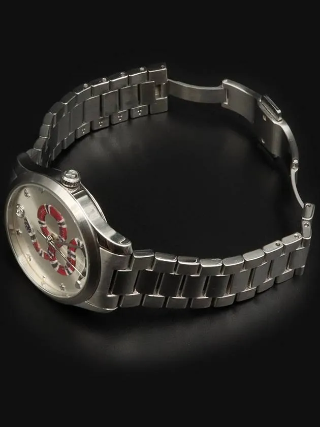 38MM Steel Silver Combi G Timeless Kingsnake Men s Watch