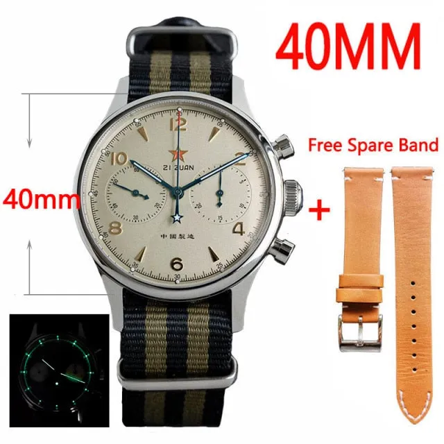 40MM Mechanical Military Sapphire Watch