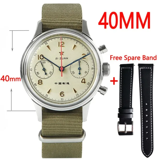 40MM Mechanical Military Sapphire Watch