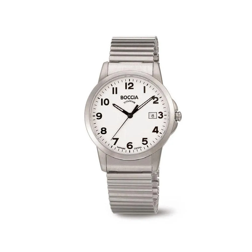 604-19 Titanium Watch with Expanding Strap