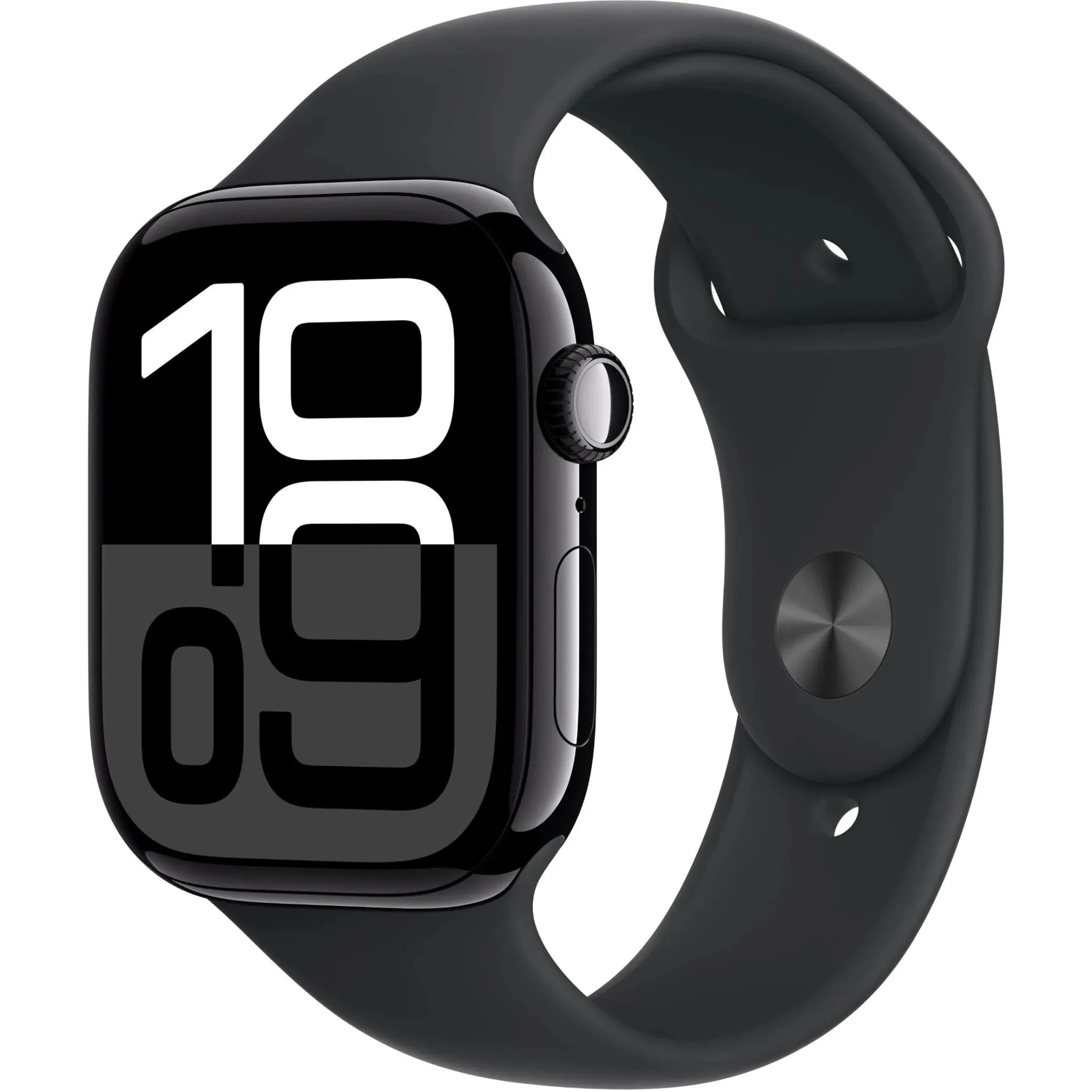 Apple Watch Series 10 46mm Jet Black Aluminium Case GPS   Cellular Sport Band - Open Never Used ( AU Version )