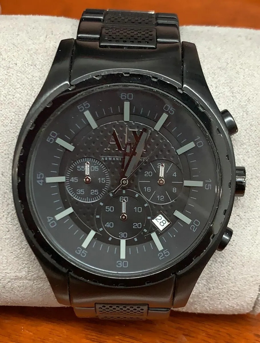 Armani Exchange Chronograph All Black Men's Watch AX1058