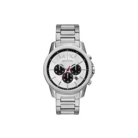 Armani Exchange Silver Stainless Steel Watch, AX1742