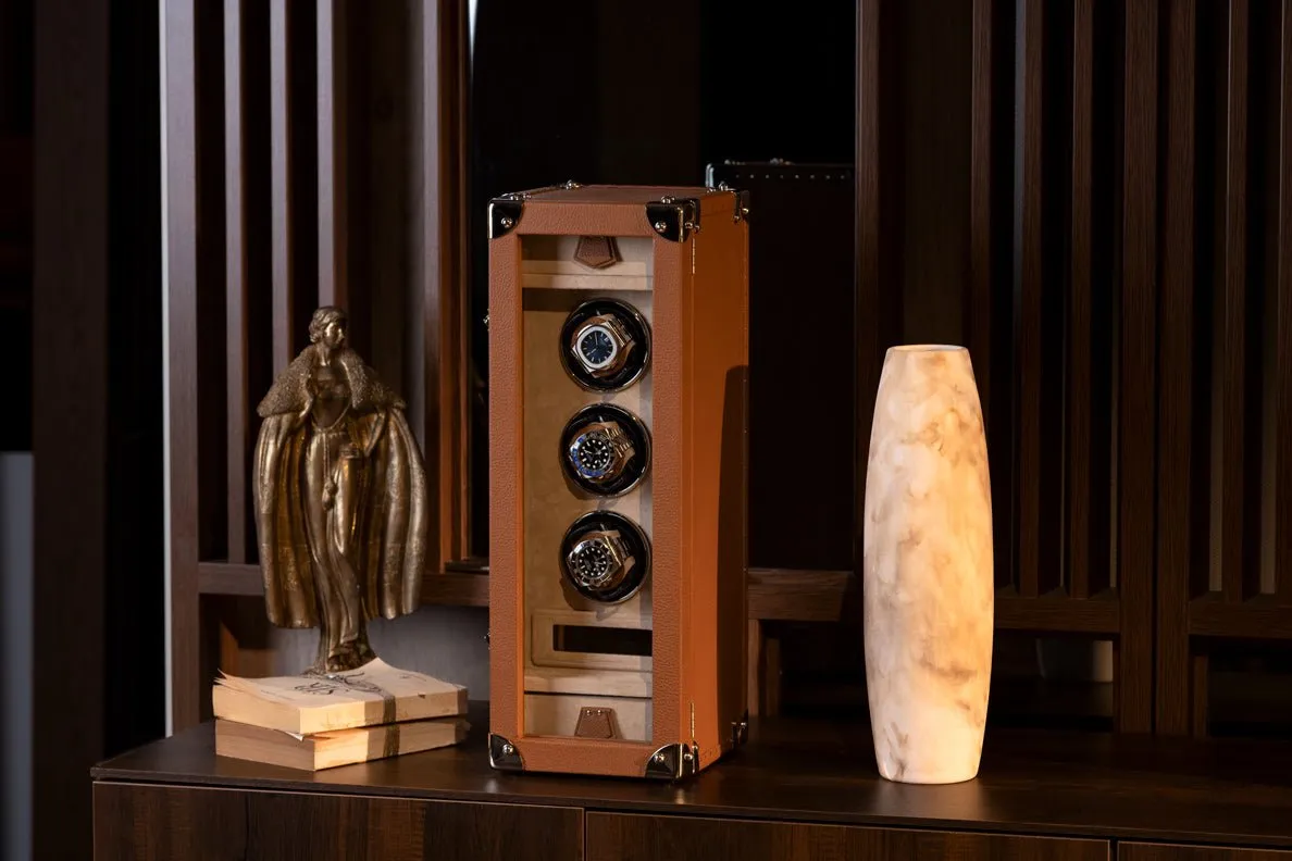 Barhion Watch Winder - Togo Camel