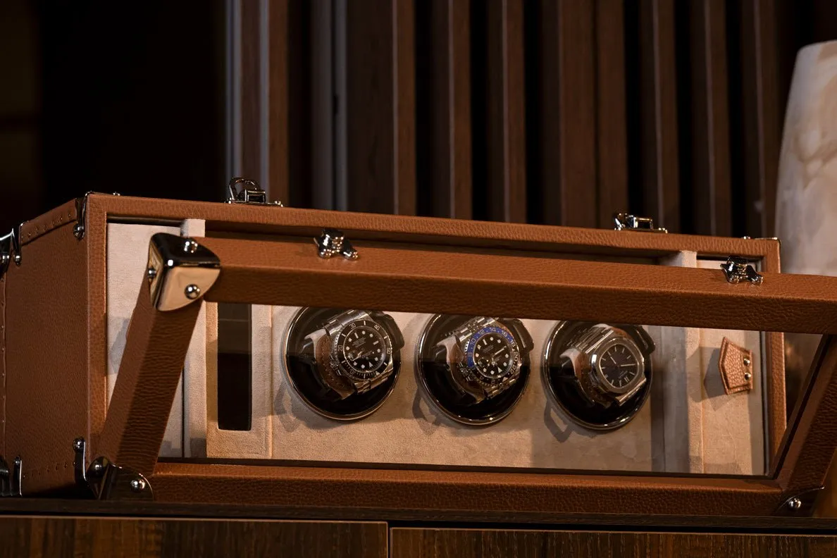 Barhion Watch Winder - Togo Camel