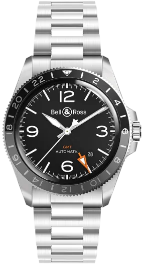 Bell & Ross Watch Vintage BR V2 93 GMT Bracelet