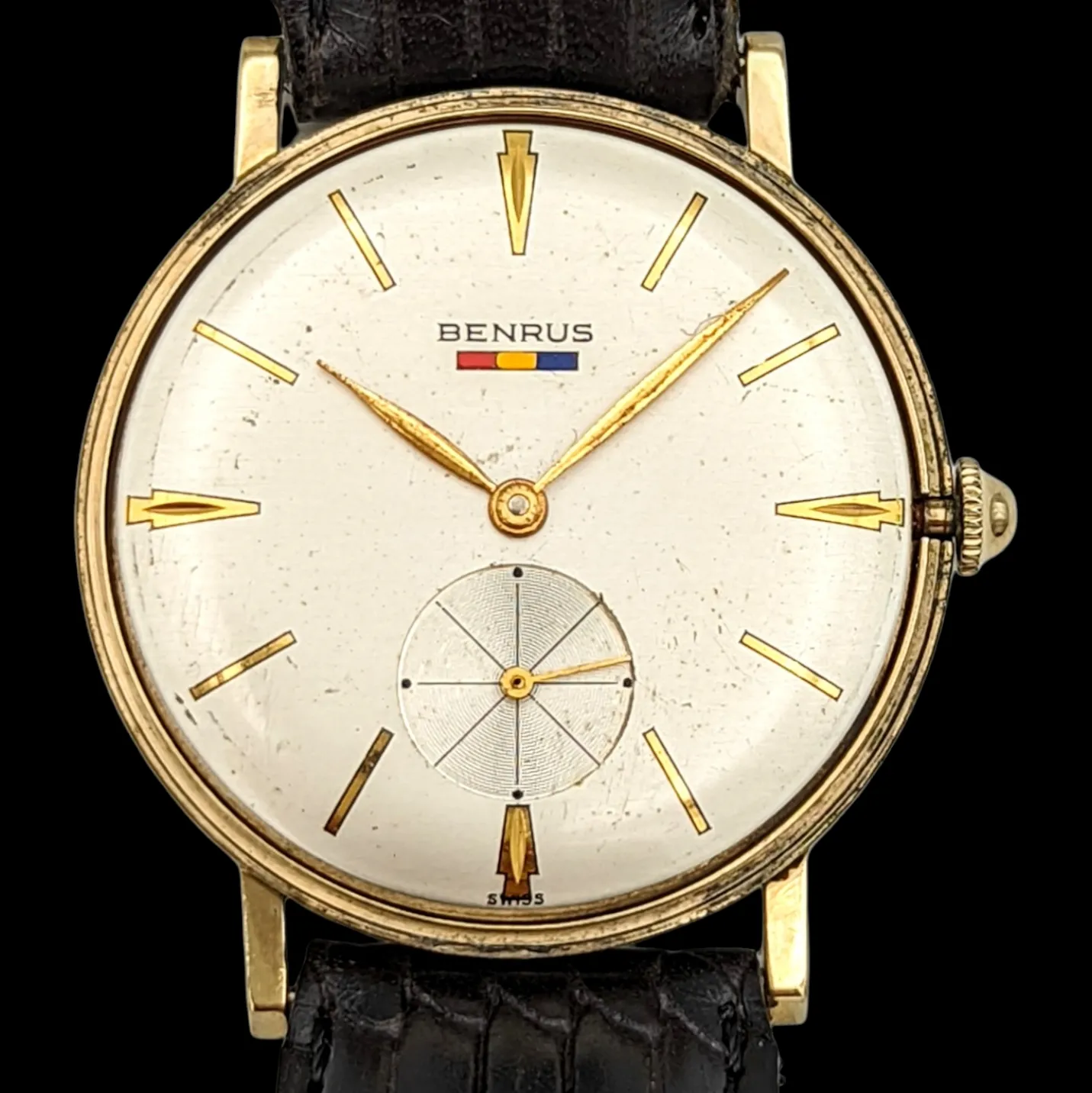 BENRUS 17 Jewels Watch Model DN21 Cal. ETA 1280 Swiss
