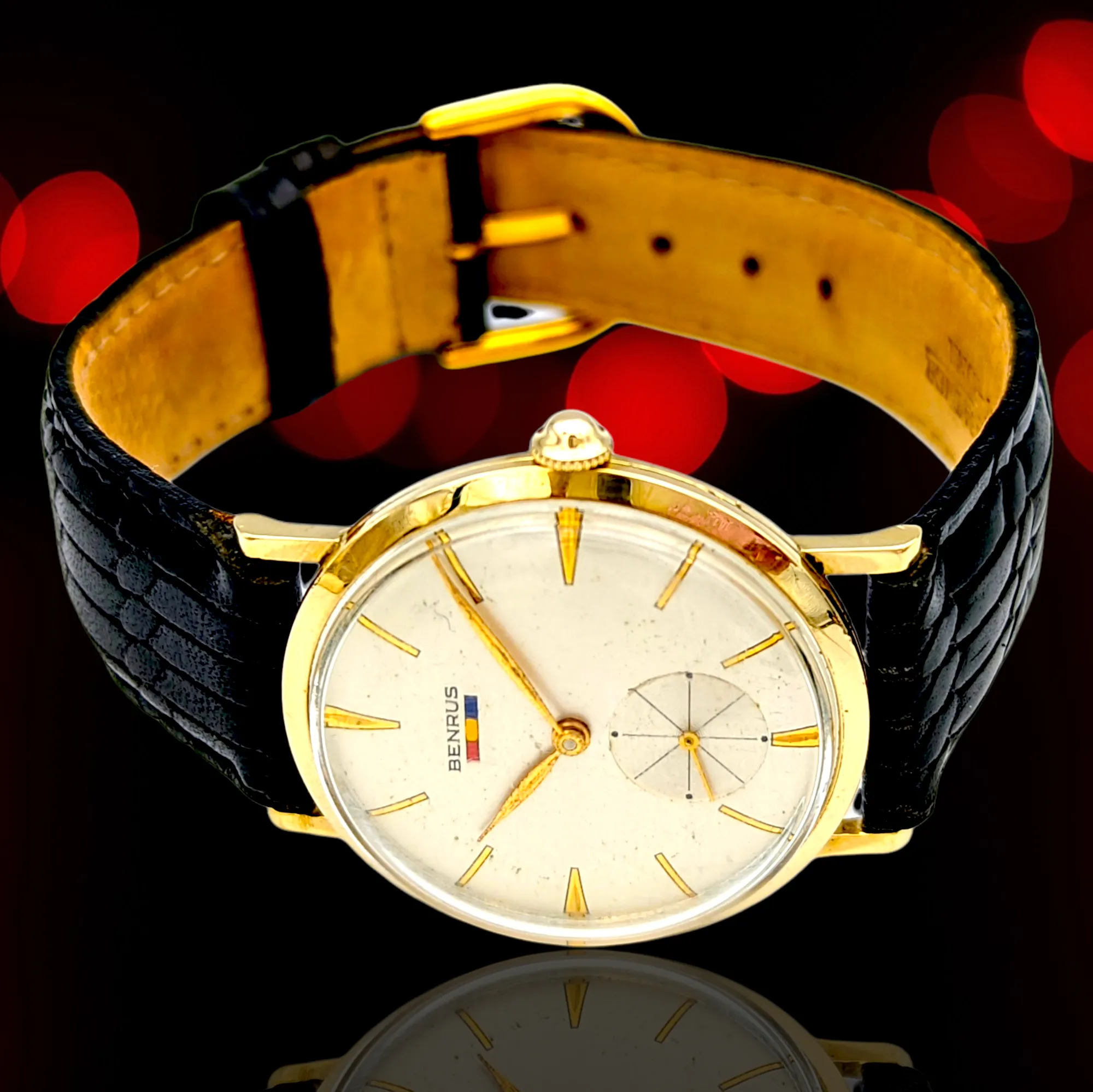 BENRUS 17 Jewels Watch Model DN21 Cal. ETA 1280 Swiss