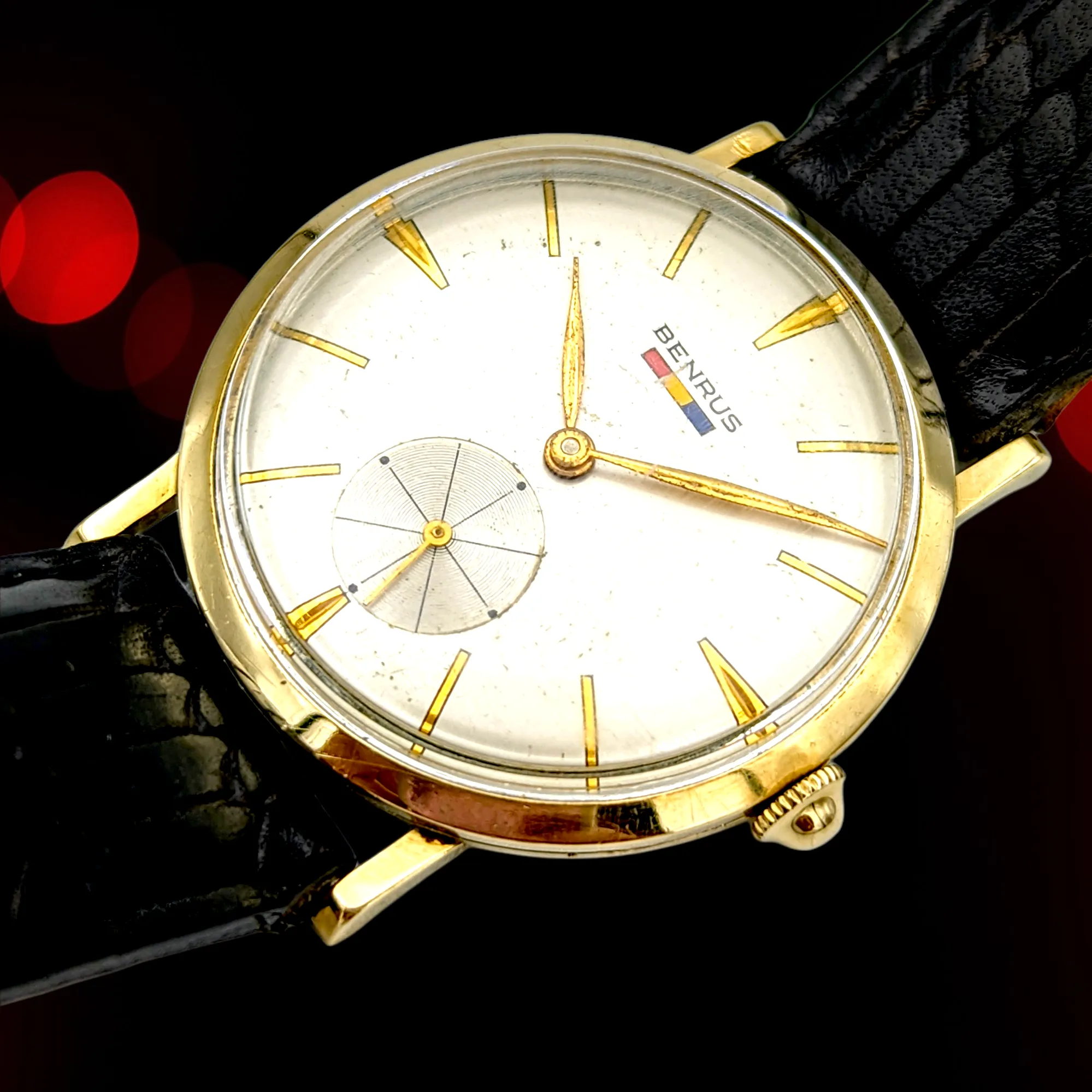 BENRUS 17 Jewels Watch Model DN21 Cal. ETA 1280 Swiss