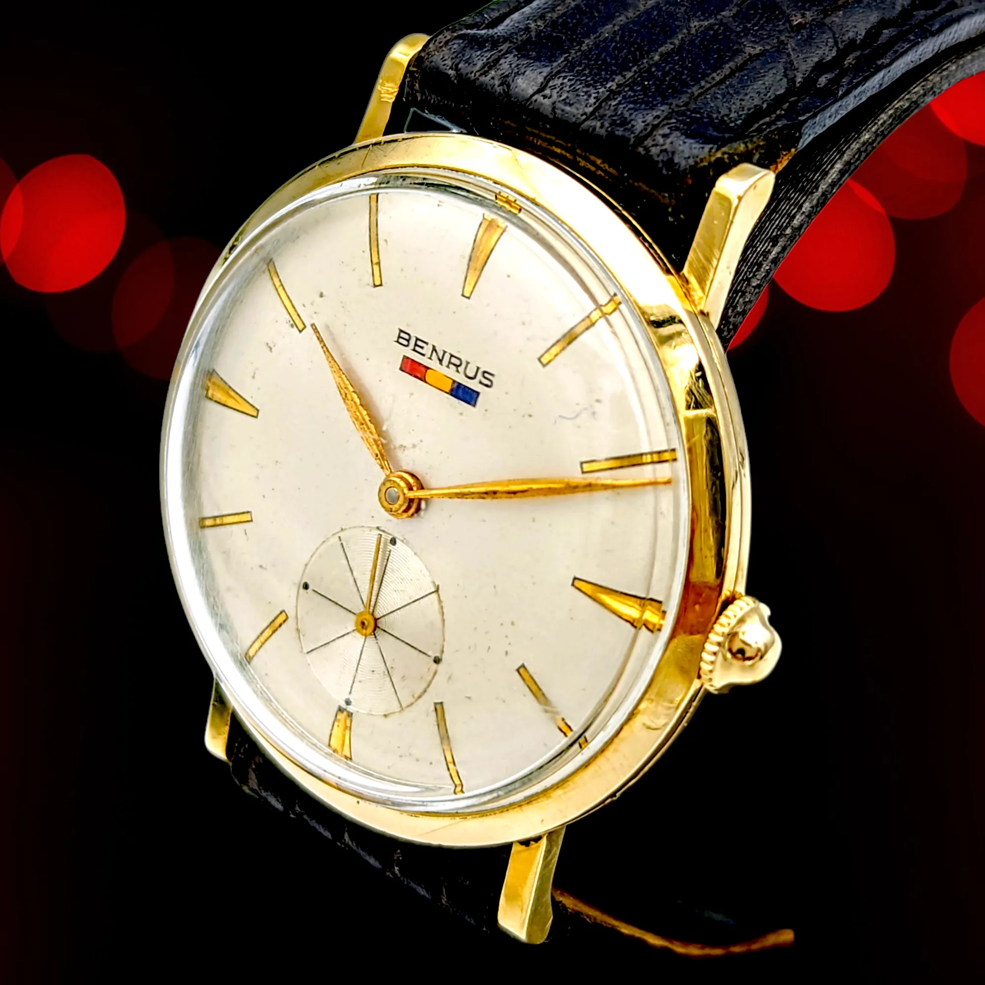 BENRUS 17 Jewels Watch Model DN21 Cal. ETA 1280 Swiss
