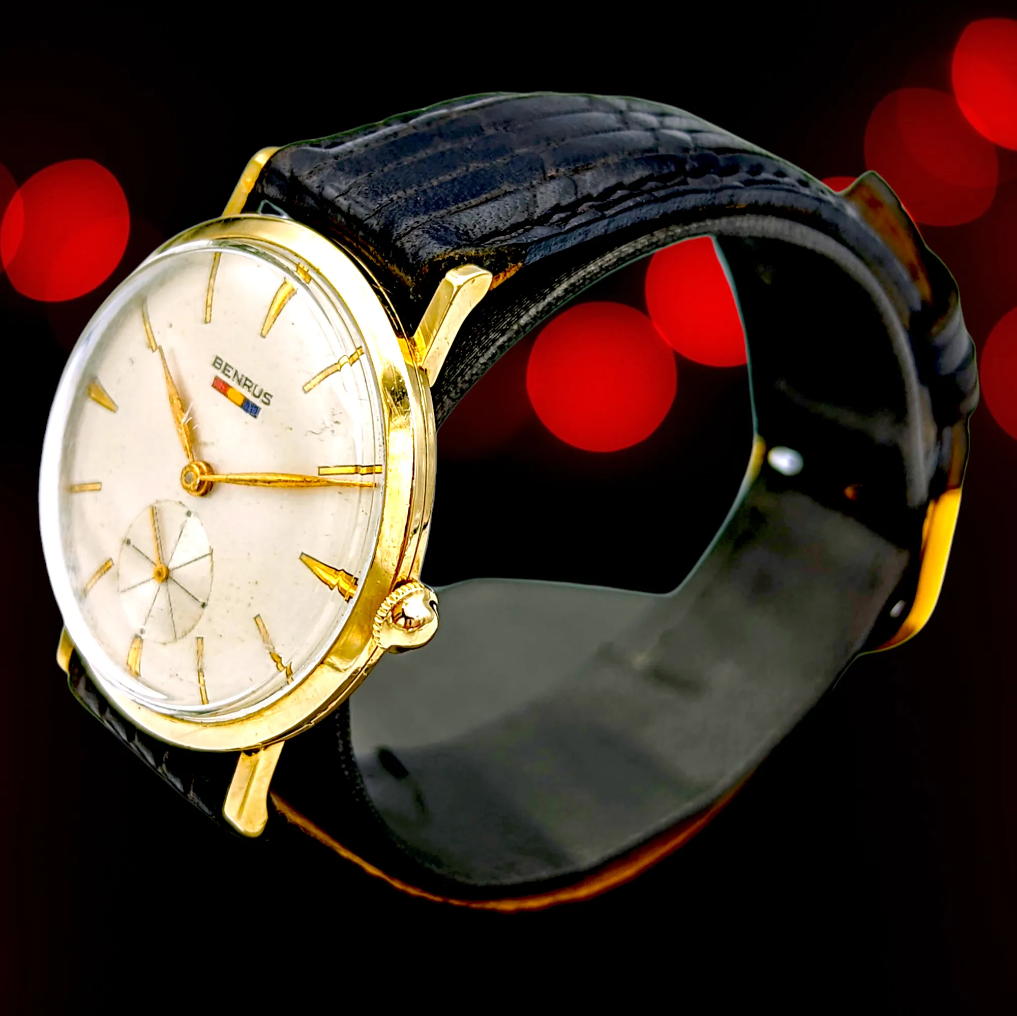 BENRUS 17 Jewels Watch Model DN21 Cal. ETA 1280 Swiss