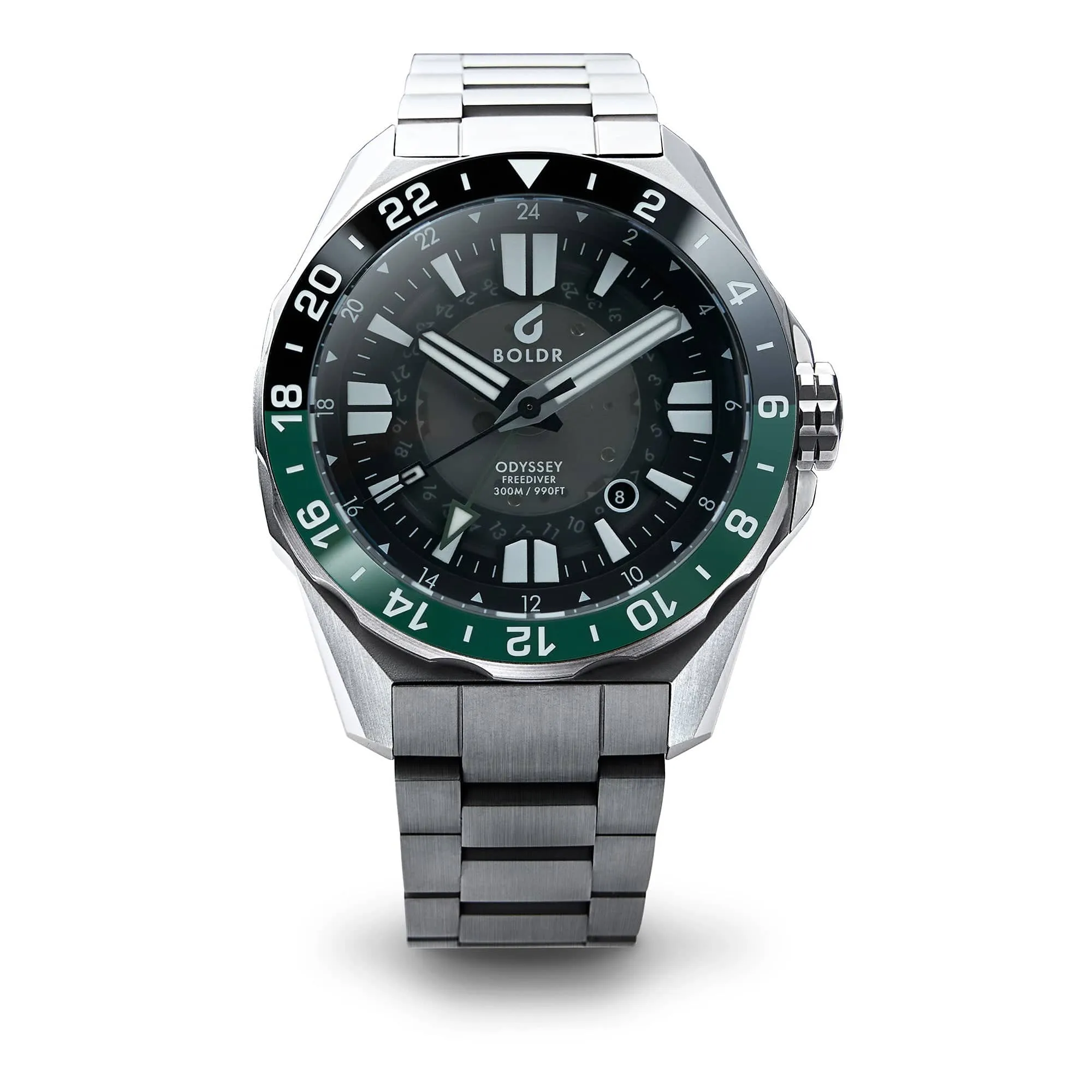 Boldr Odyssey Freediver GMT - Black / Green