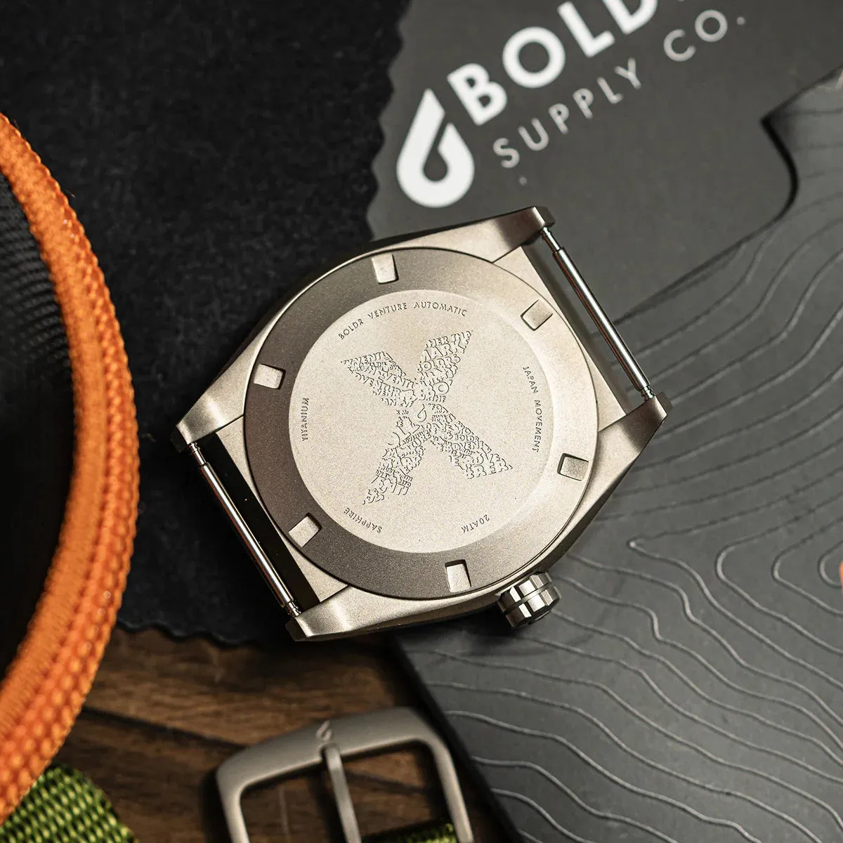 Boldr Venture Wayfarer Automatic Watch - Olive