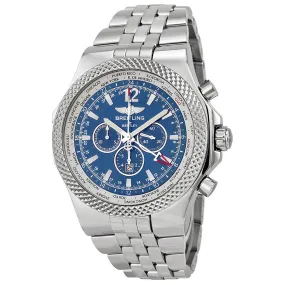 Breitling Bentley GMT Chronograph Automatic Blue Dial Men's Watch A4736212-C768 A4736212-C768-998A