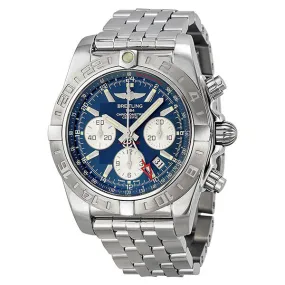 Breitling Chronomat 44 GMT Automatic Chronograph Blue Dial Men's Watch AB042011-C851SS AB042011-C851-375A