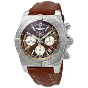 Breitling Chronomat 44 GMT Chronograph Automatic Brown Dial Men's Watch AB042011/Q589-740P AB042011-Q589-740P-A20D.1