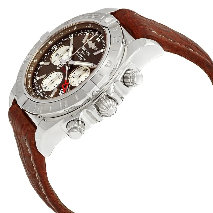 Breitling Chronomat 44 GMT Chronograph Automatic Brown Dial Men's Watch AB042011/Q589-740P AB042011-Q589-740P-A20D.1