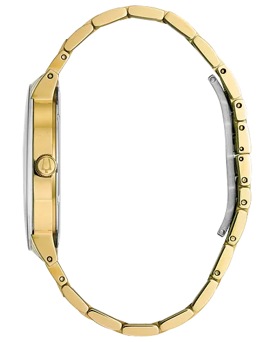 Bulova 97D116 Futuro Gold Stainless Steel Strap Men Watches