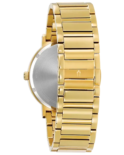 Bulova 97D116 Futuro Gold Stainless Steel Strap Men Watches