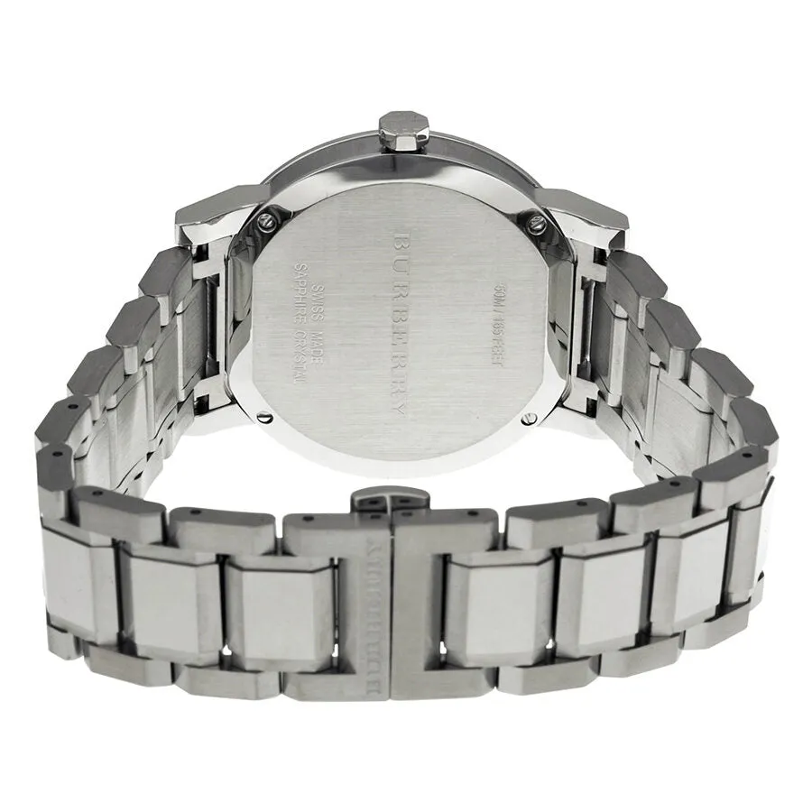Burberry Black Dial Stainless Steel Unisex Watch BU9001