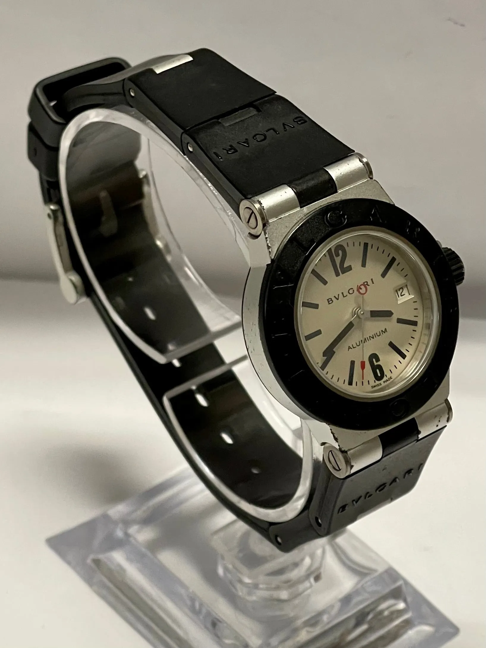 BVLGARI Unique Date Aluminum/ Plastic Brand New Unisex Watch - $6K APR w/ COA!!!