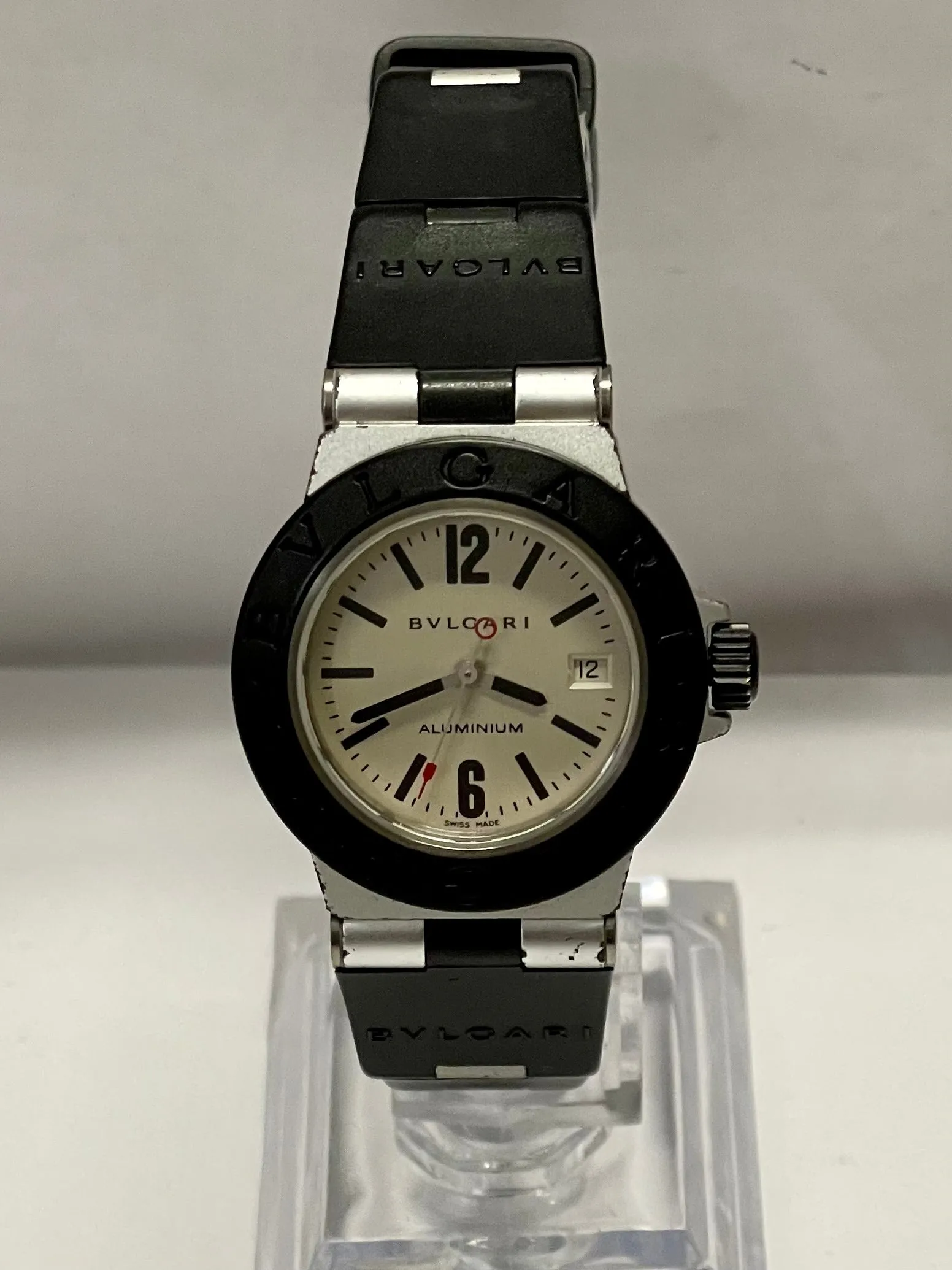 BVLGARI Unique Date Aluminum/ Plastic Brand New Unisex Watch - $6K APR w/ COA!!!