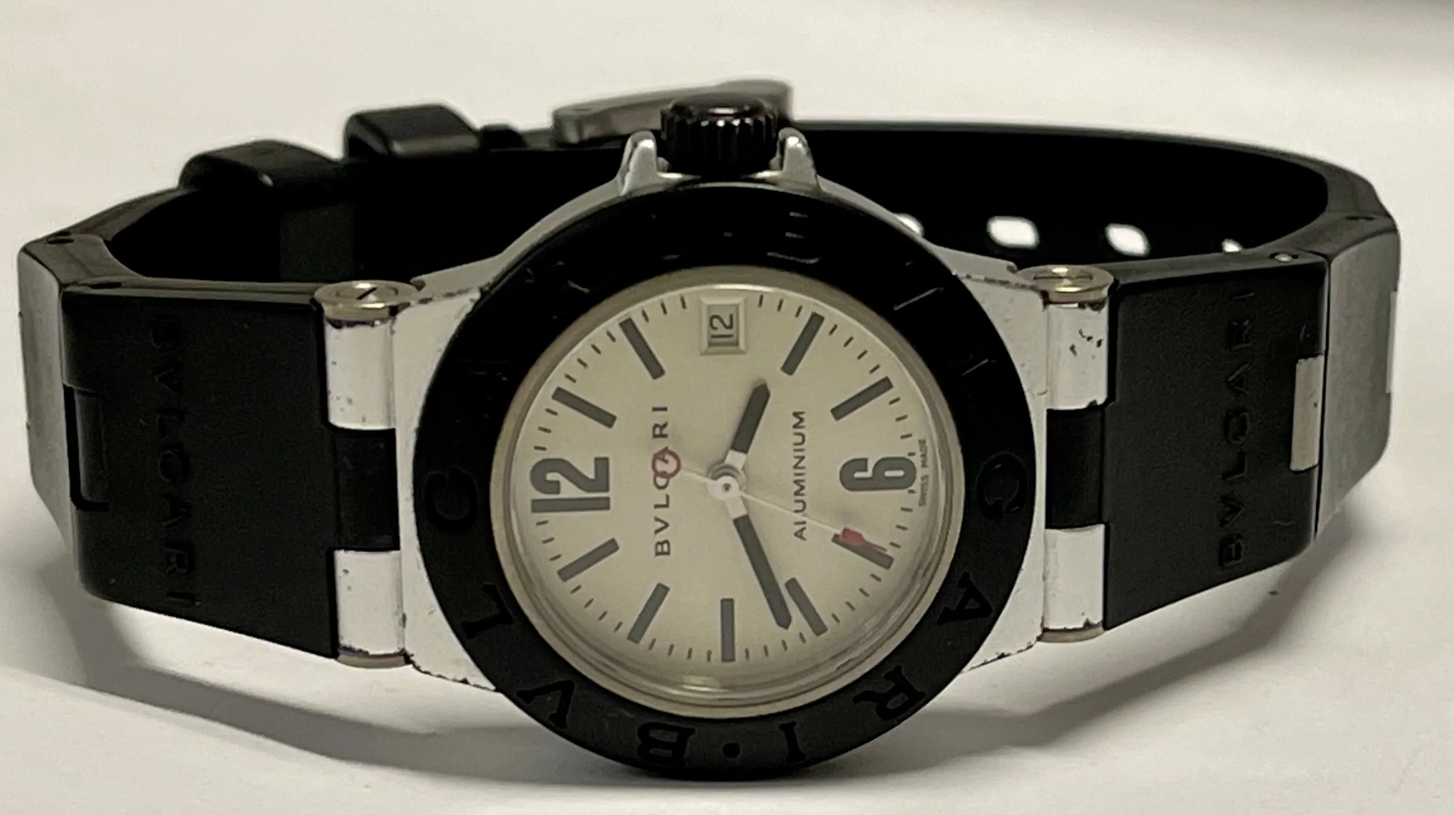 BVLGARI Unique Date Aluminum/ Plastic Brand New Unisex Watch - $6K APR w/ COA!!!