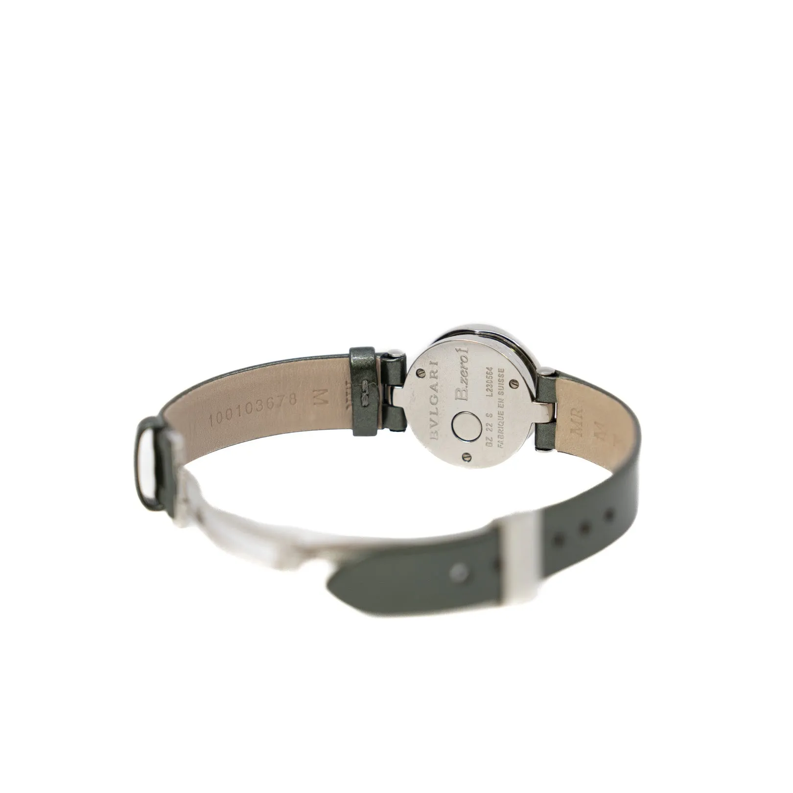 B.Zero1 BZ22S 22mm Diamond And Blue Shell Face Watch
