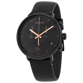 Calvin Klein Highno Chronograph Quartz Black Dial Men's Watch K8M274CB
