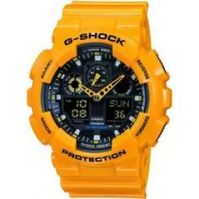 Casio Men's G-Shock GA100A-9A Black Resin Quartz Fashion Watch