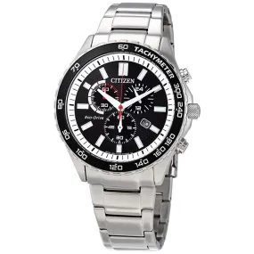 Citizen Brycen Chronograph Black Dial Men's Watch AT2380-51E