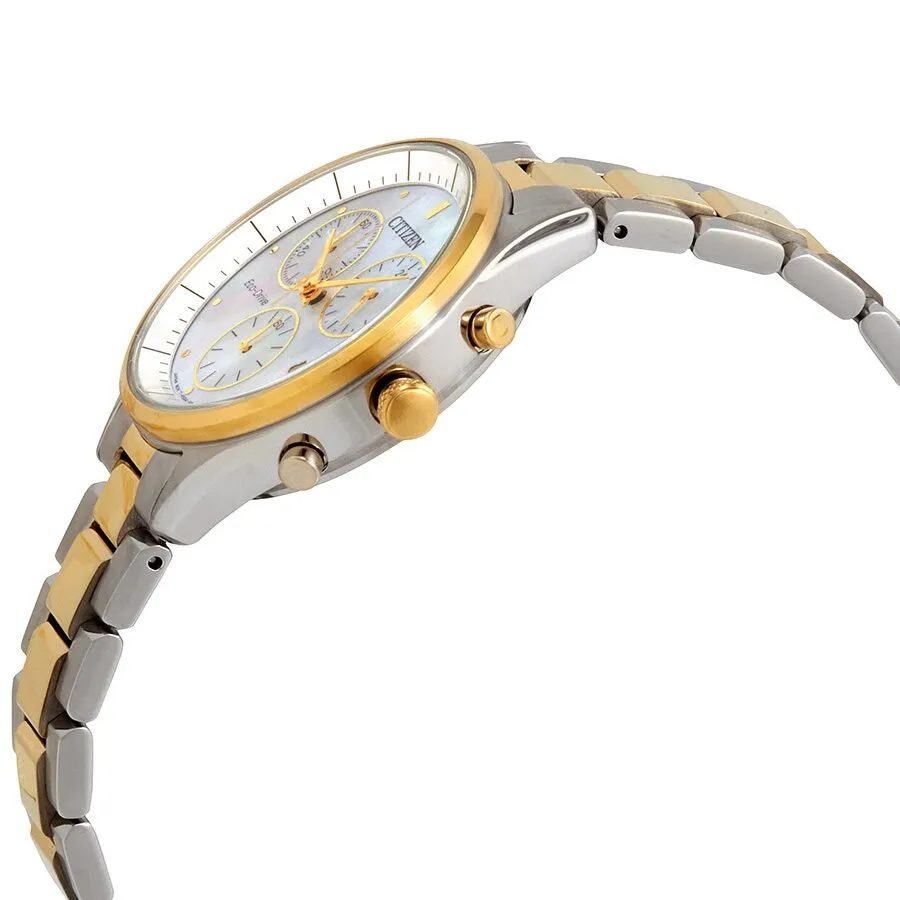 Citizen Chandler Chronograph Mother of Pearl Ladies Watch FB1444-56D