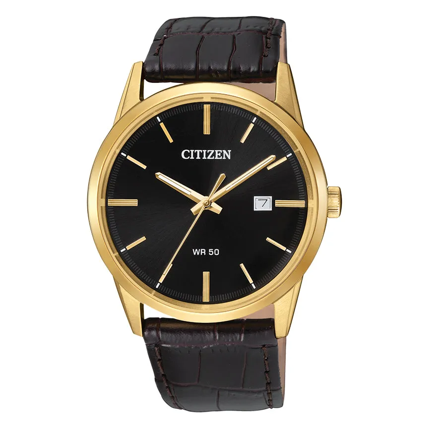 Citizen Men's Quartz  Leather Casual Watch