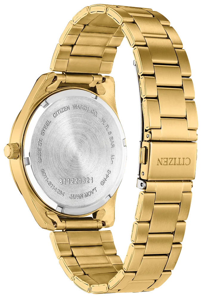 CITIZEN Quartz Gold Tone Men Watch BI1032-58L